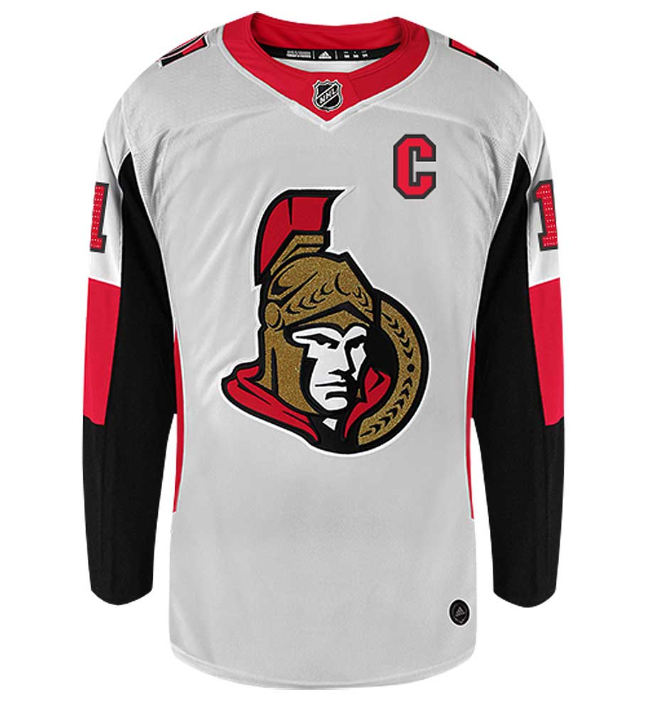 Daniel Alfredsson Ottawa Senators Adidas Authentic Away NHL Vintage Hockey Jersey