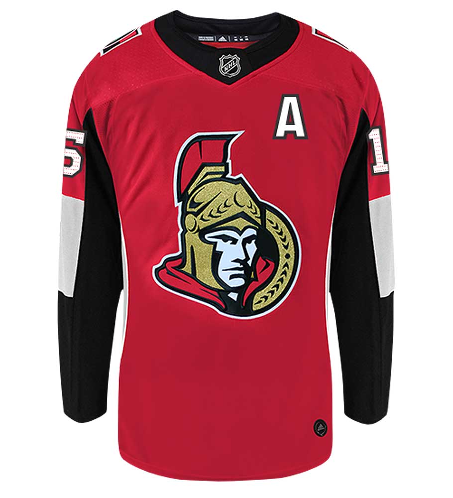 Dany Heatley Ottawa Senators Adidas Authentic Home NHL Vintage Hockey Jersey