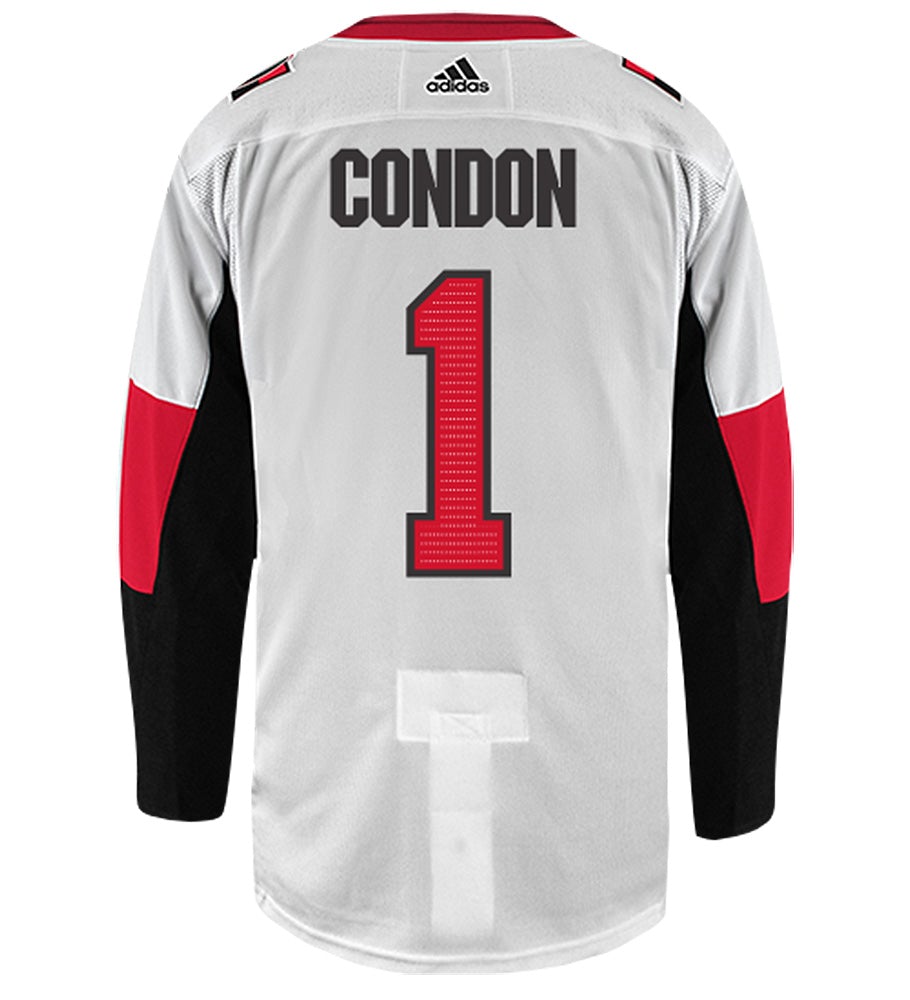 Mike Condon Ottawa Senators Adidas Authentic Away NHL Hockey Jersey