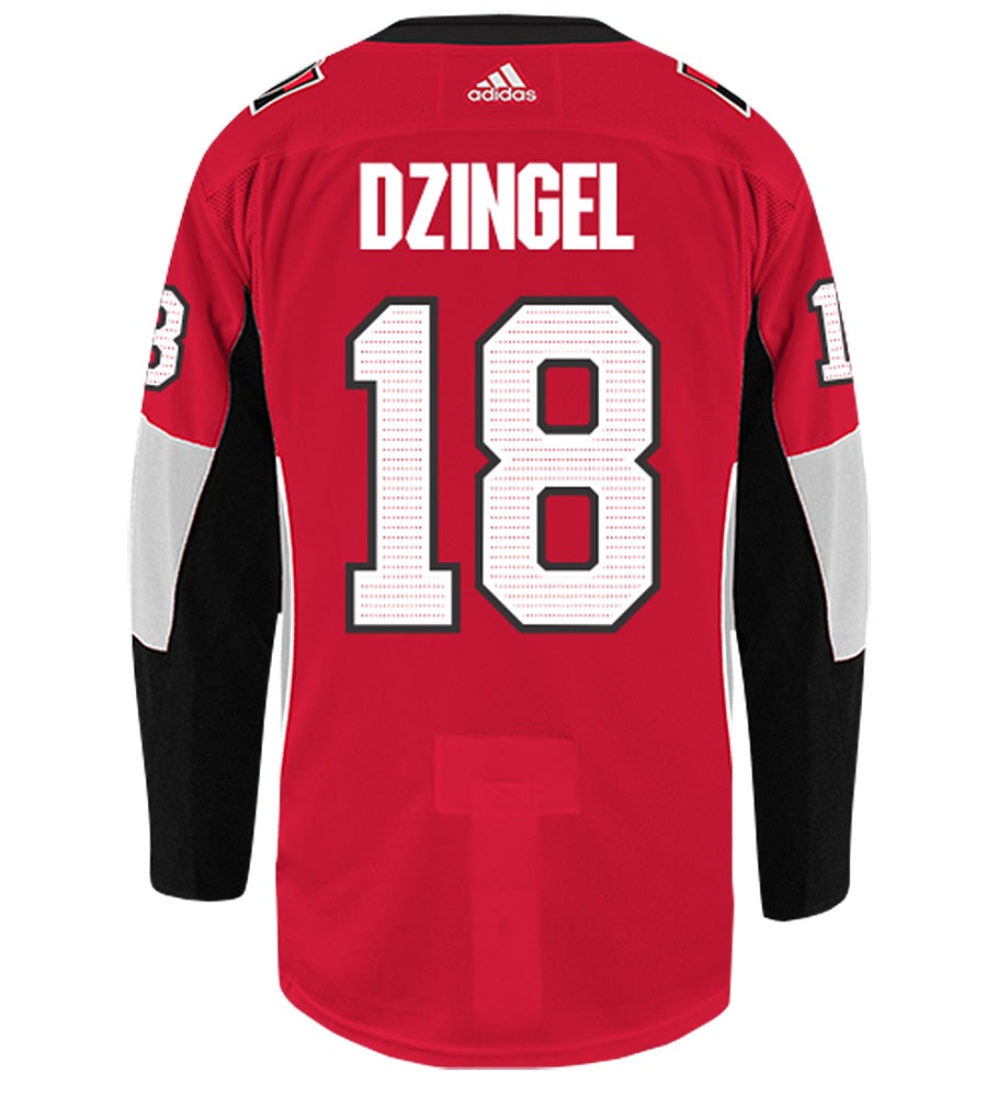 Ryan Dzingel Ottawa Senators Adidas Authentic Home NHL Hockey Jersey
