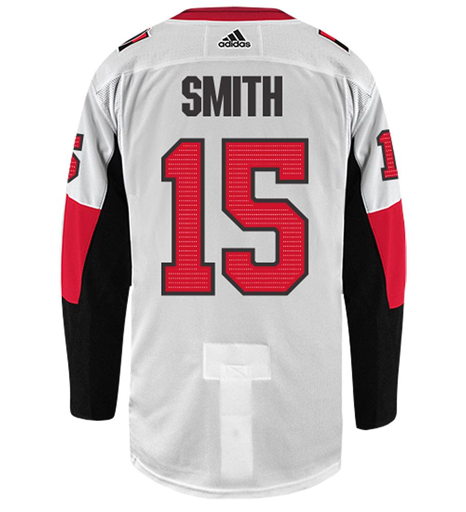 Zack Smith Ottawa Senators Adidas Authentic Away NHL Hockey Jersey