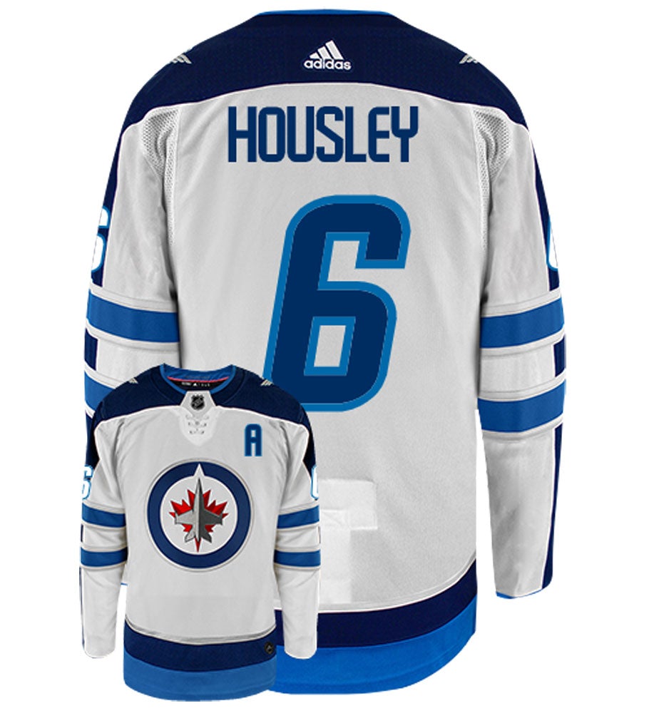 Phil Housley Winnipeg Jets Adidas Authentic Away NHL Vintage Hockey Jersey