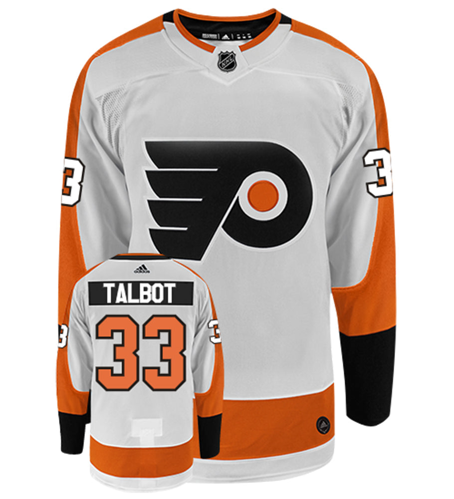 Cam Talbot Philadelphia Flyers Adidas Authentic Away NHL Hockey Jersey