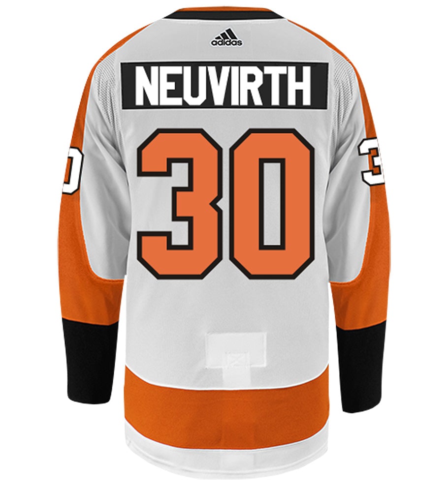 Michal Neuvirth Philadelphia Flyers Adidas Authentic Away NHL Hockey Jersey