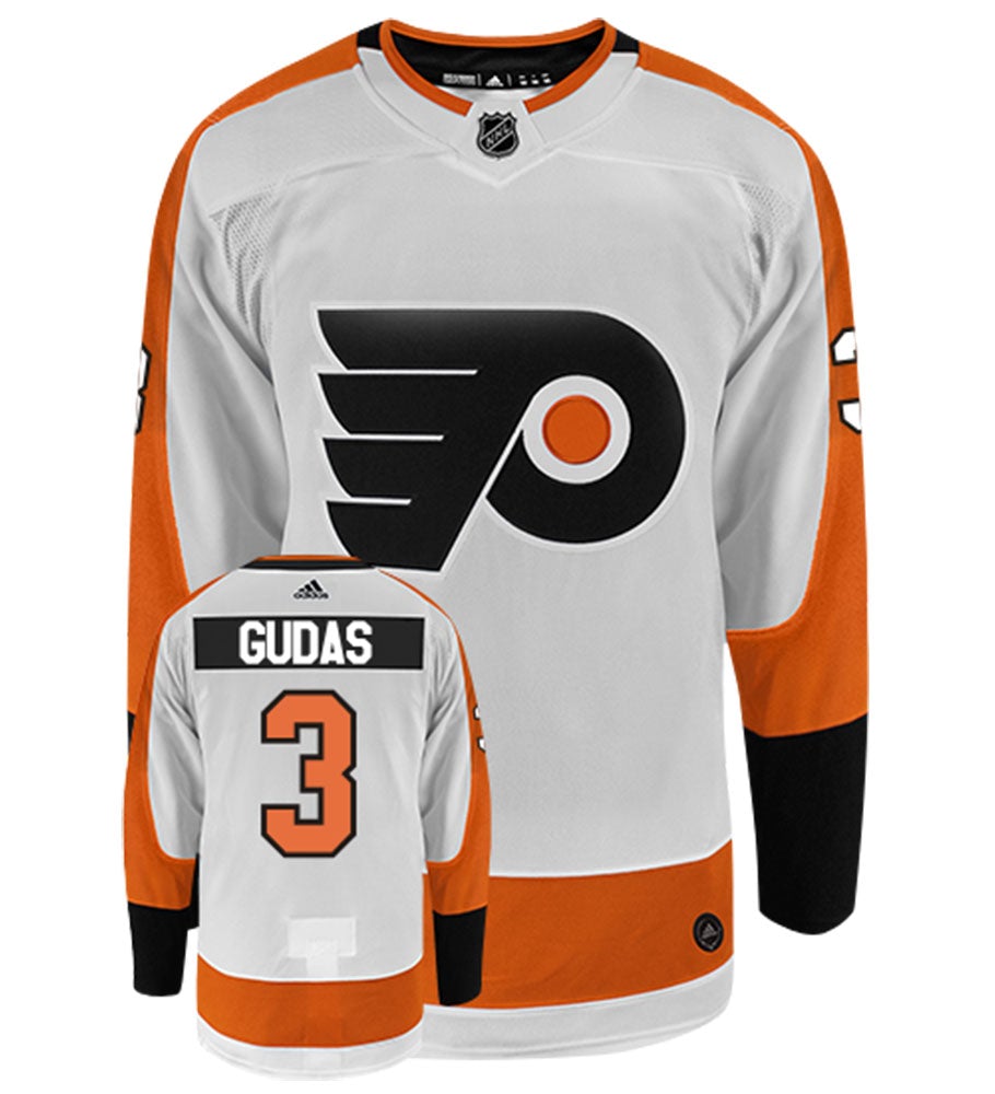 Radko Gudas Philadelphia Flyers Adidas Authentic Away NHL Hockey Jersey