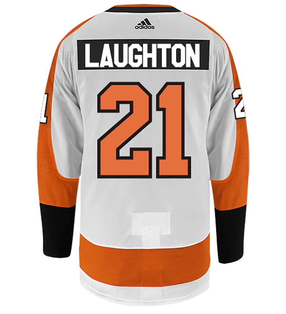 Scott Laughton Philadelphia Flyers Adidas Authentic Away NHL Hockey Jersey