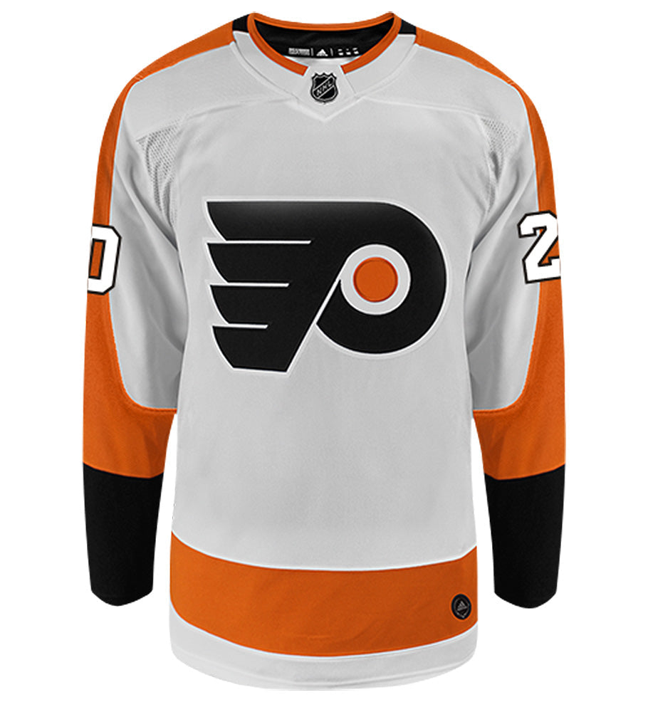 Taylor Leier Philadelphia Flyers Adidas Authentic Away NHL Hockey Jersey