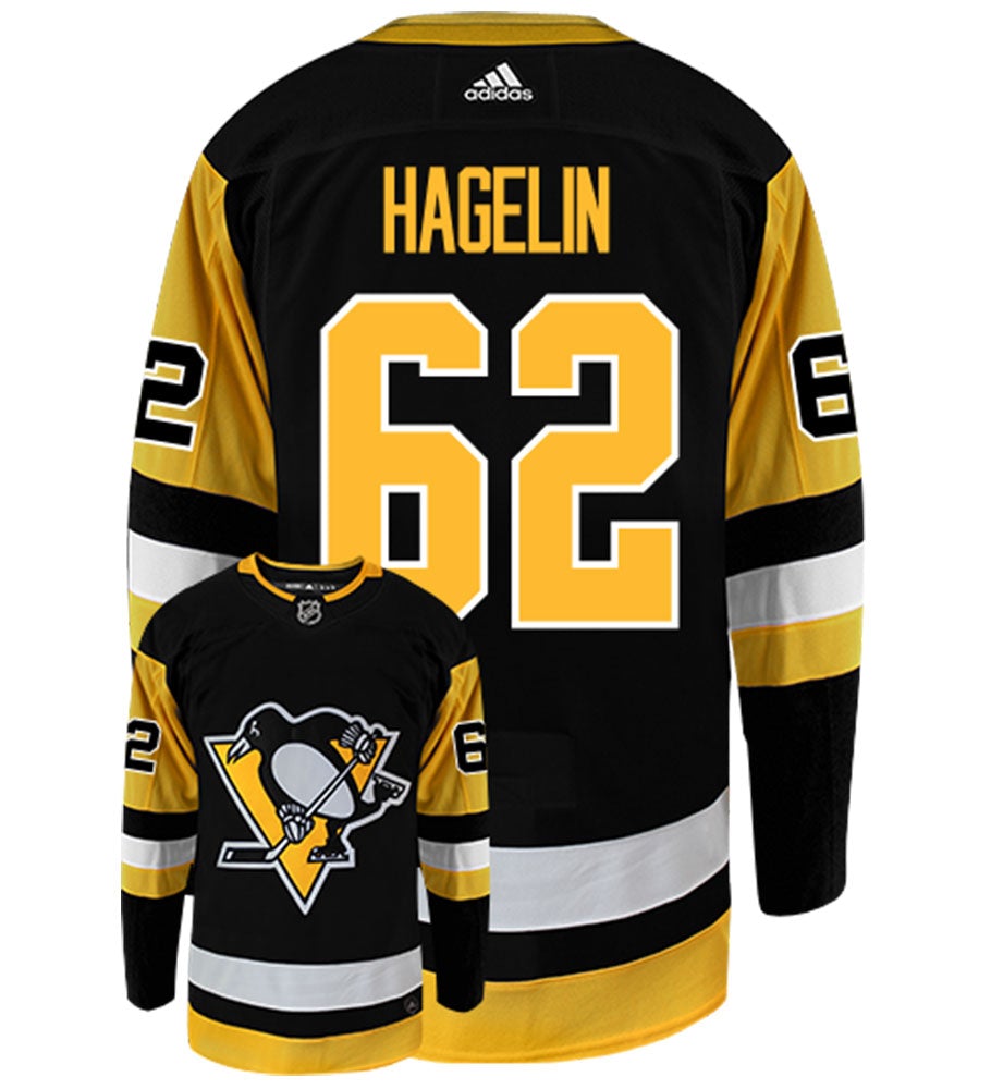 Carl Hagelin Pittsburgh Penguins Adidas Authentic Home NHL Hockey Jersey
