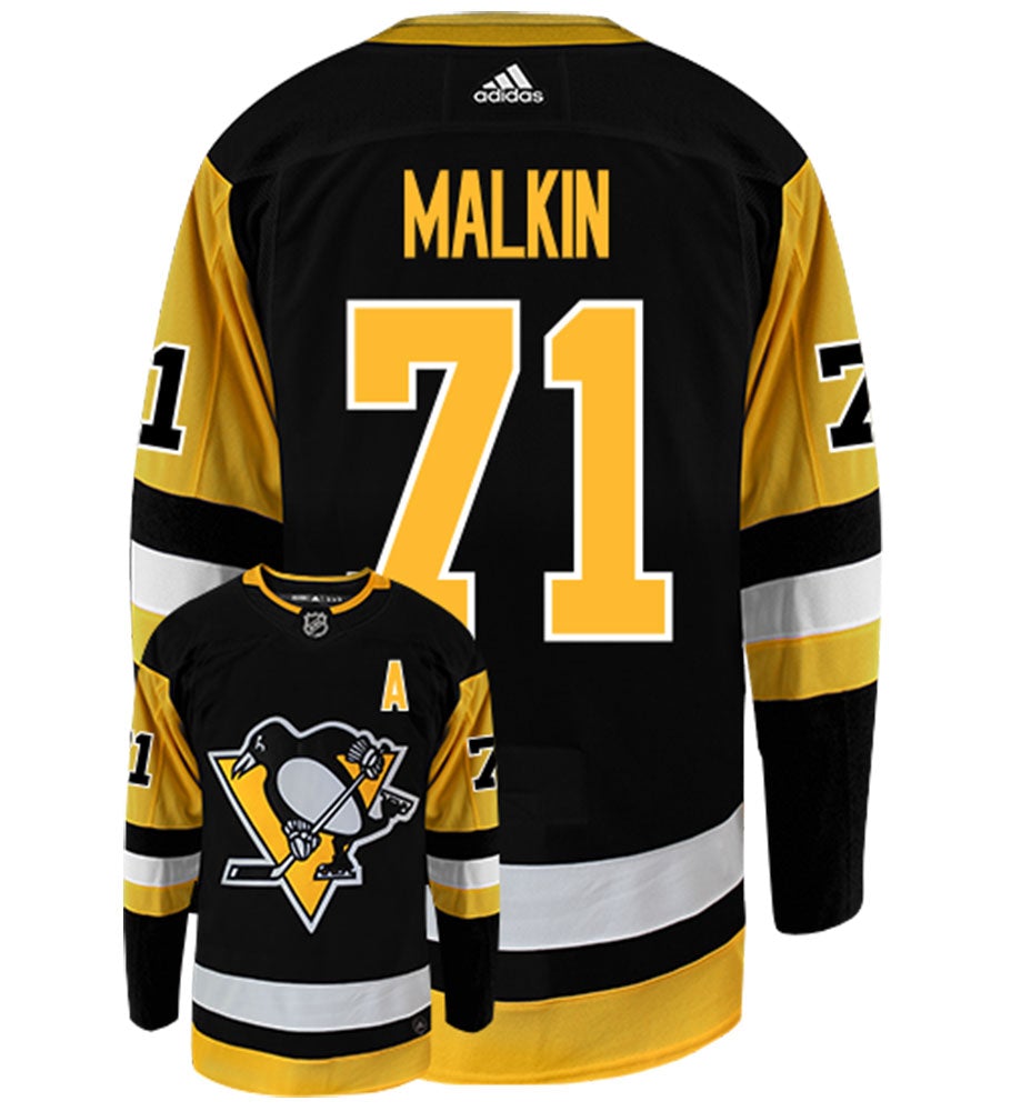 Evgeni Malkin Pittsburgh Penguins Adidas Authentic Home NHL Hockey Jersey