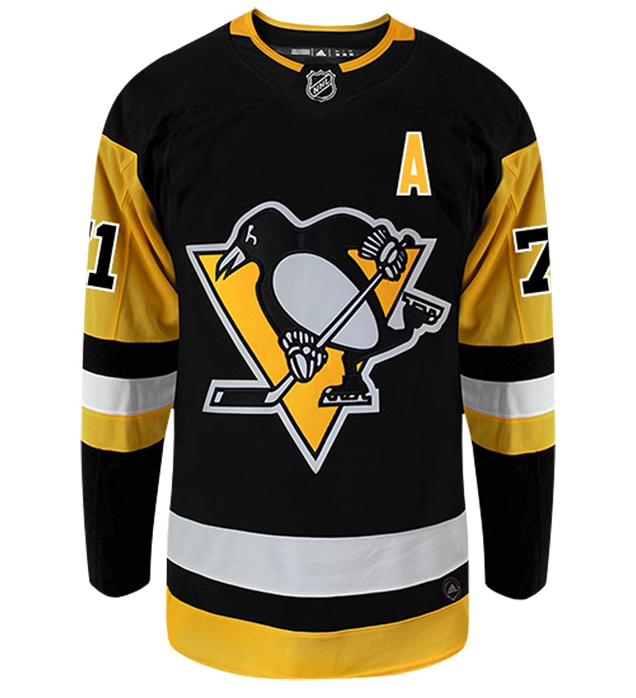 Evgeni Malkin Pittsburgh Penguins Adidas Authentic Home NHL Hockey Jersey