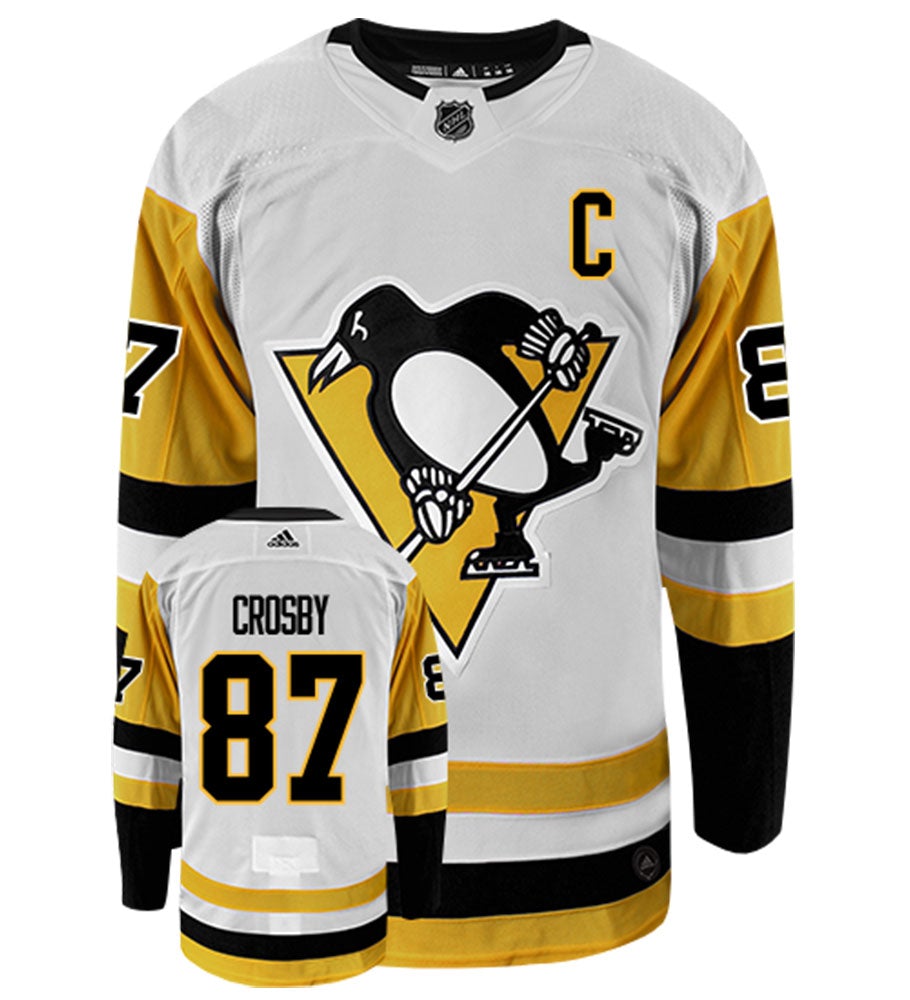 Sidney Crosby Pittsburgh Penguins Adidas Authentic Away NHL Hockey Jersey