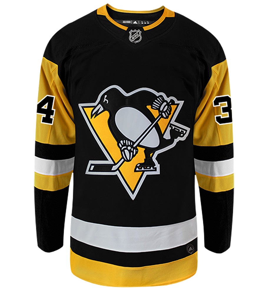 Tom Kuhnhackl Pittsburgh Penguins Adidas Authentic Home NHL Hockey Jersey