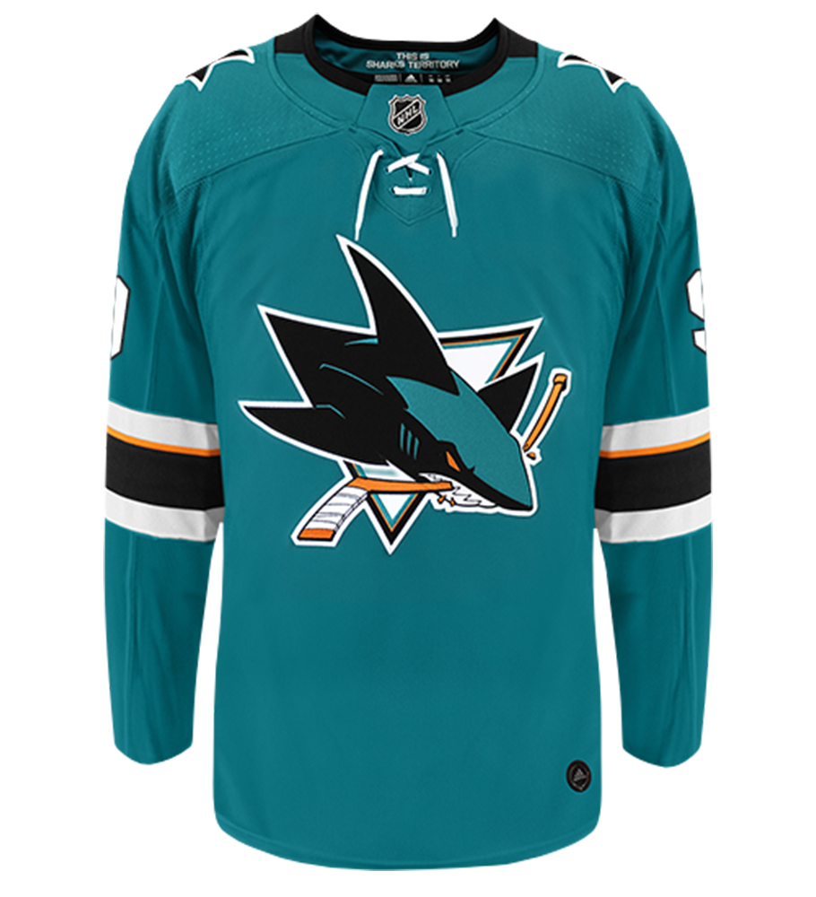 Evander Kane San Jose Sharks Adidas Authentic Home NHL Hockey Jersey