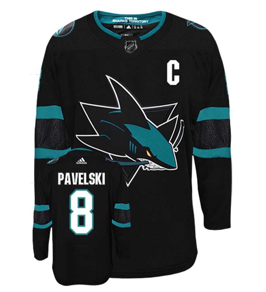 Joe Pavelski San Jose Sharks Adidas Authentic Third Alternate NHL Hockey Jersey