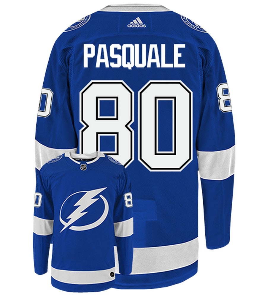 Edward Pasquale Tampa Bay Lightning Adidas Authentic Home NHL Jersey
