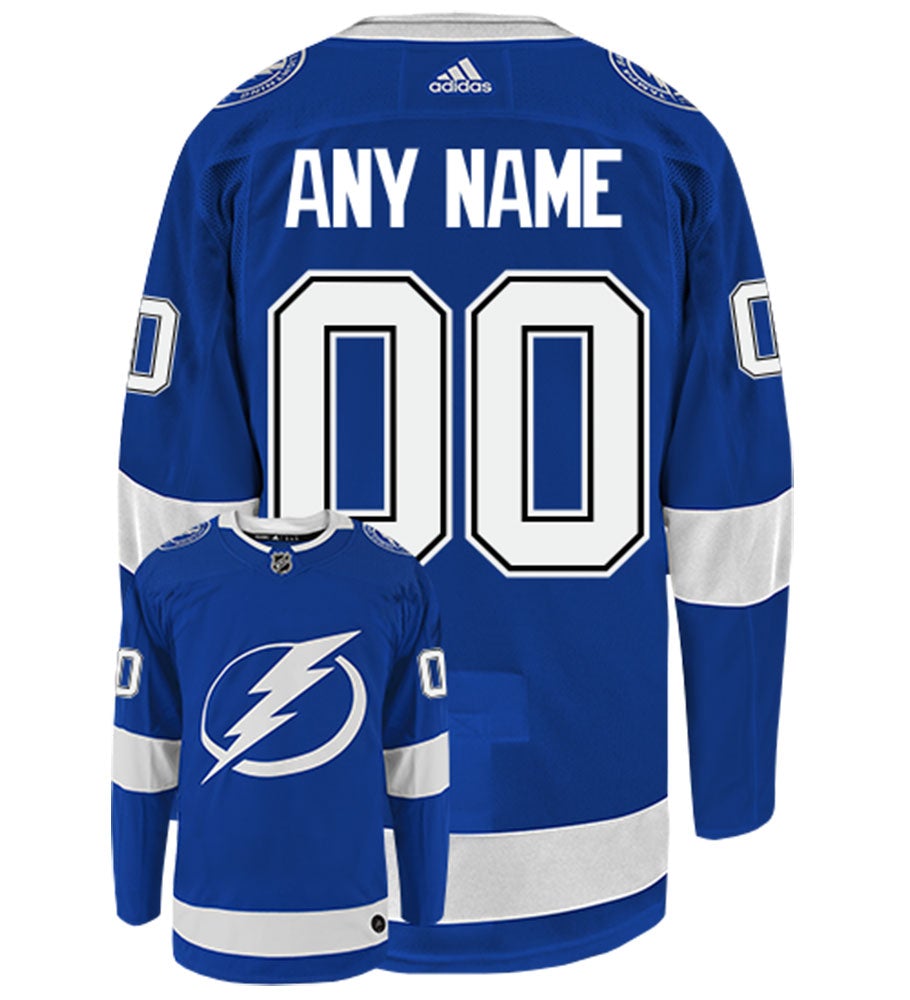 Tampa Bay Lightning Adidas Authentic Home NHL Hockey Jersey