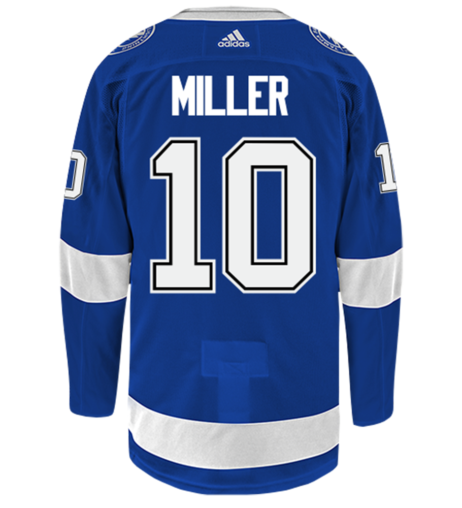 JT Miller Tampa Bay Lightning Adidas Authentic Home NHL Hockey Jersey