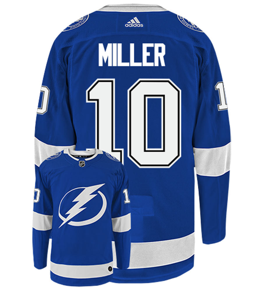 JT Miller Tampa Bay Lightning Adidas Authentic Home NHL Hockey Jersey