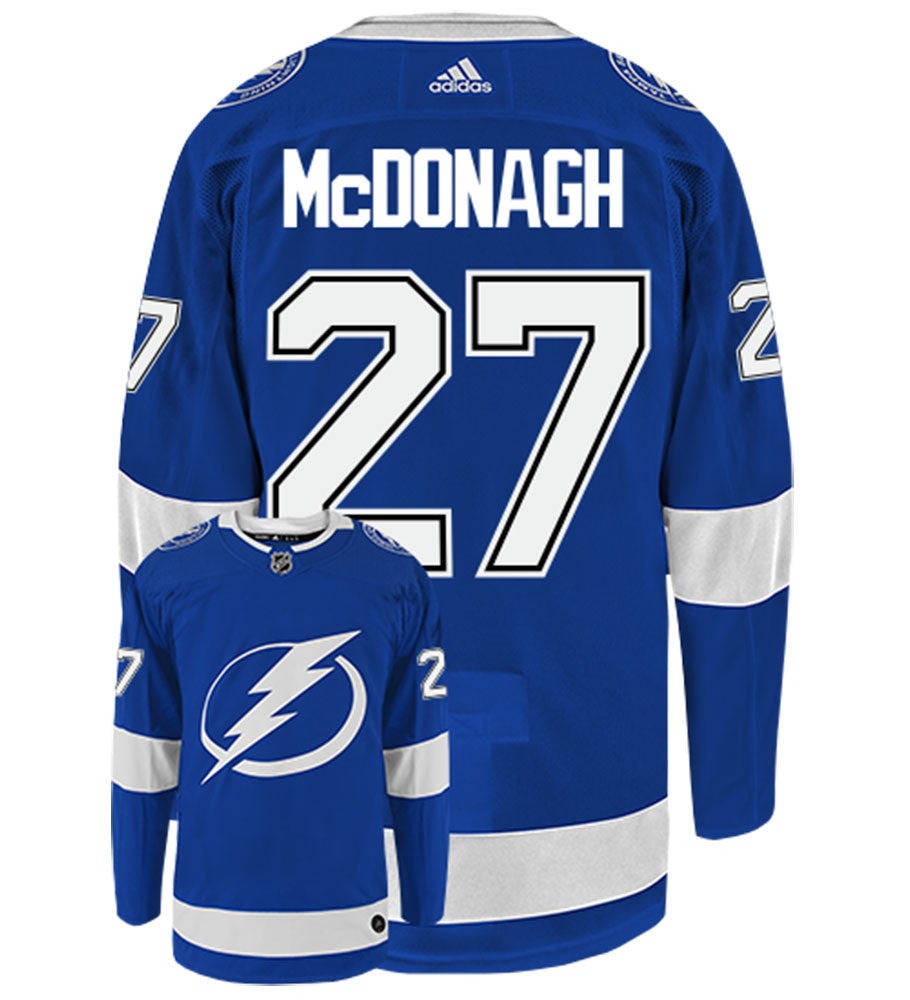 Ryan McDonagh Tampa Bay Lightning Adidas Authentic Home NHL Hockey Jersey