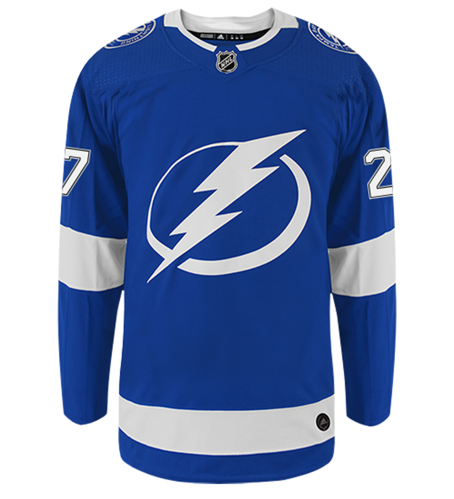 Ryan McDonagh Tampa Bay Lightning Adidas Authentic Home NHL Hockey Jersey