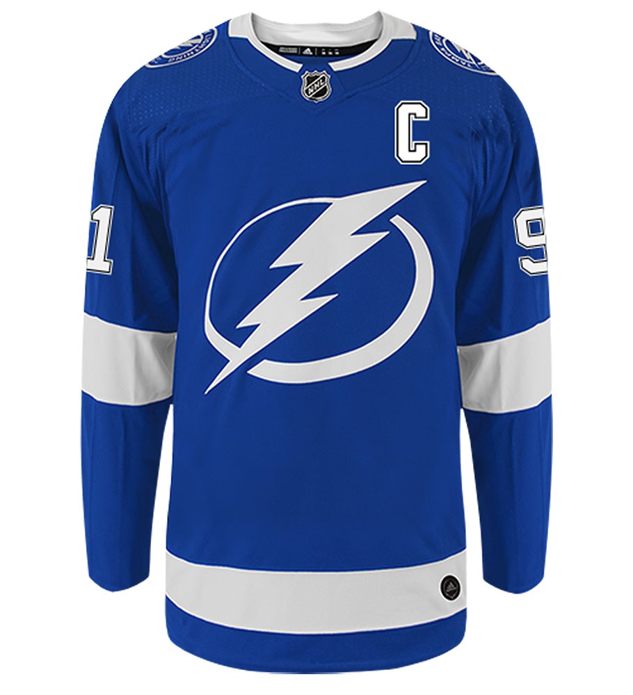 Steven Stamkos Tampa Bay Lightning Adidas Authentic Home NHL Hockey Jersey