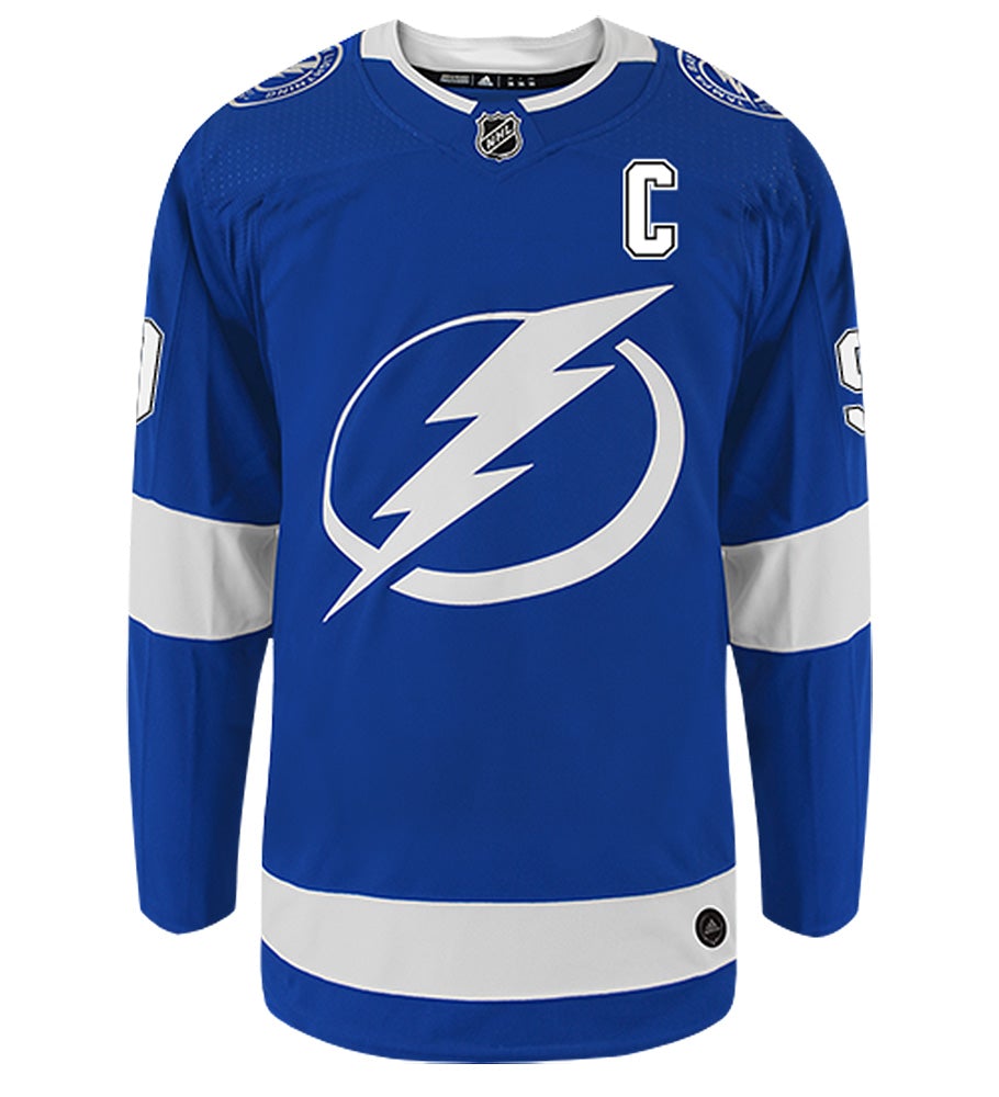 Tyler Johnson Tampa Bay Lightning Adidas Authentic Home NHL Hockey Jersey