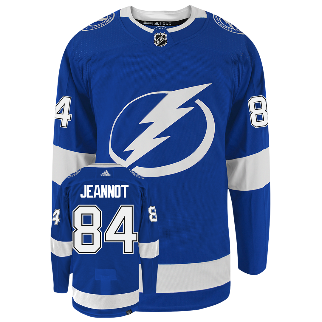 Tanner Jeannot Tampa Bay Lightning Adidas Primegreen Authentic NHL Hockey Jersey