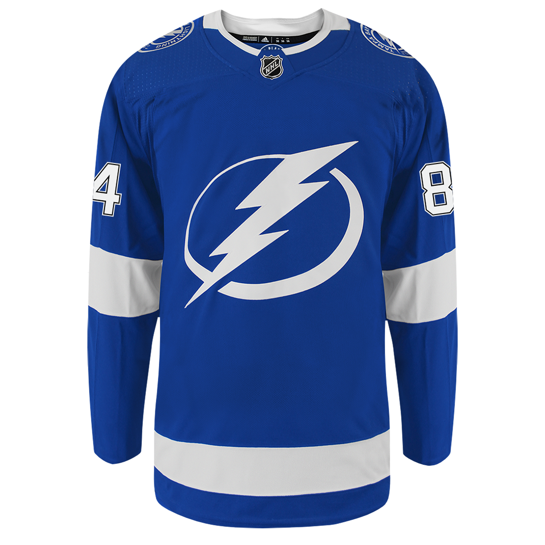 Tanner Jeannot Tampa Bay Lightning Adidas Primegreen Authentic NHL Hockey Jersey