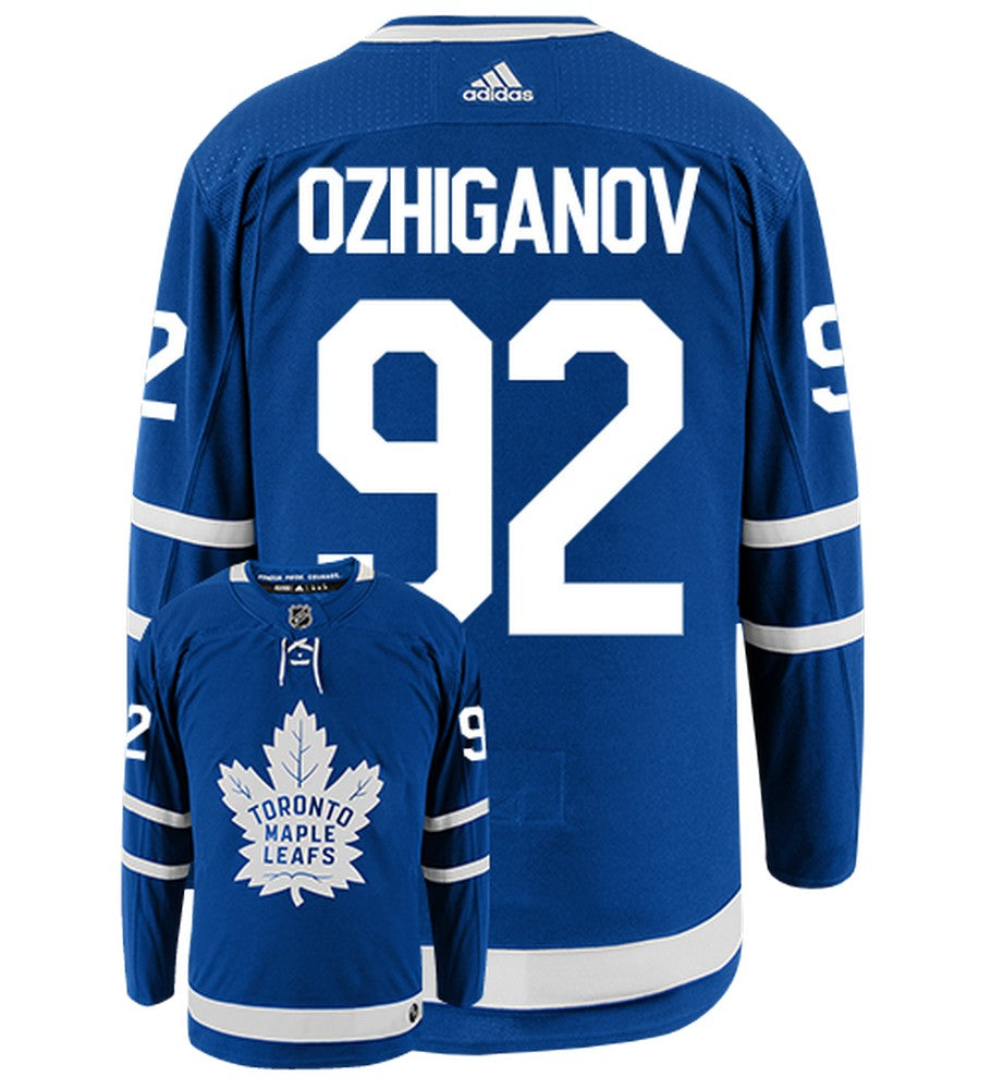 Igor Ozhiganov Toronto Maple Leafs Adidas Authentic Home NHL Jersey