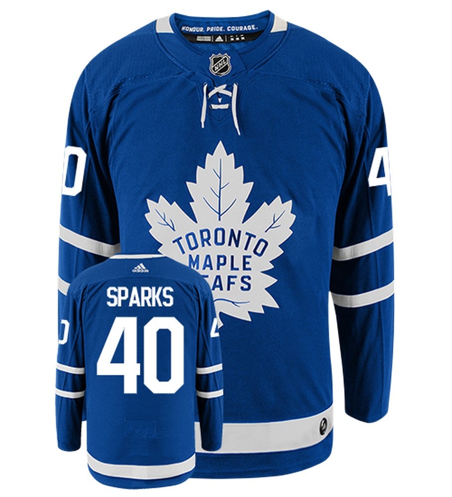 Garret Sparks Toronto Maple Leafs Adidas Authentic Home NHL Jersey