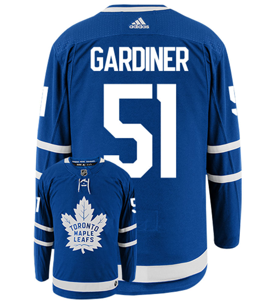 Jake Gardiner Toronto Maple Leafs Adidas Authentic Home NHL Hockey Jersey