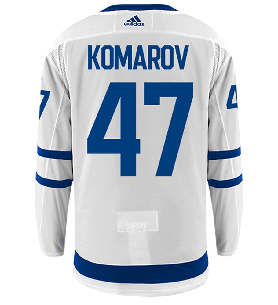Leo Komarov Toronto Maple Leafs Adidas Authentic Away NHL Hockey Jersey