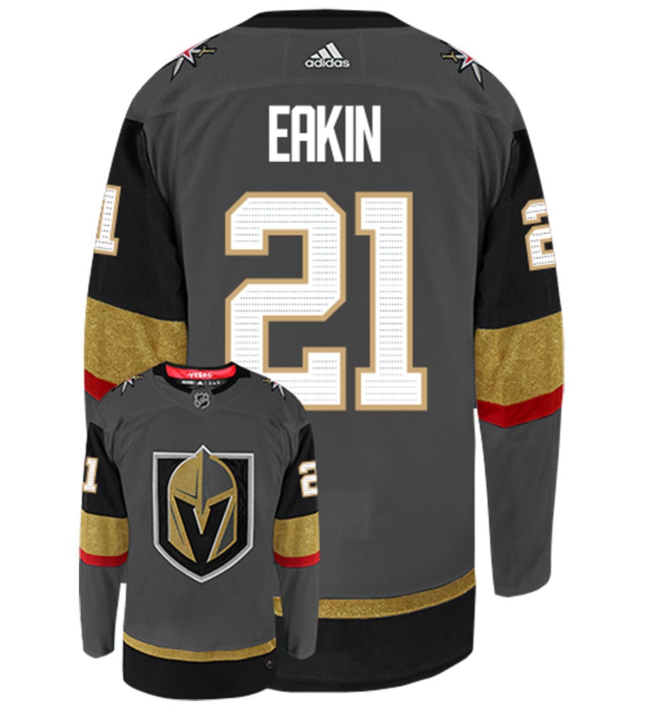 Cody Eakin Vegas Golden Knights Adidas Authentic Home NHL Hockey Jersey