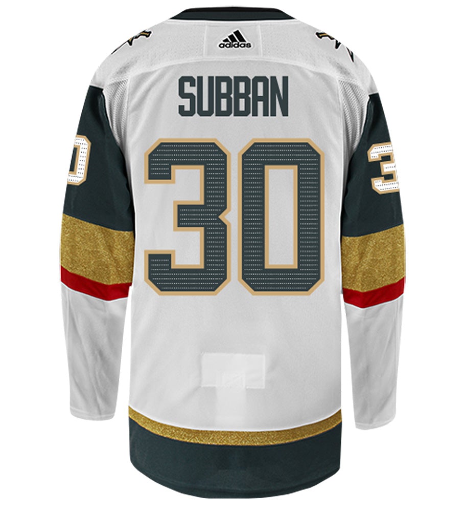 Malcolm Subban Vegas Golden Knights Adidas Authentic Away NHL Hockey Jersey
