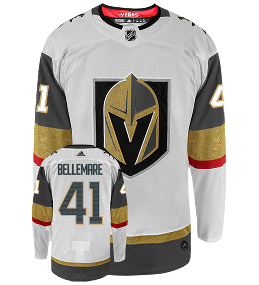 Pierre-Edourd Bellemare Vegas Golden Knights Adidas Authentic Away NHL Hockey Jersey