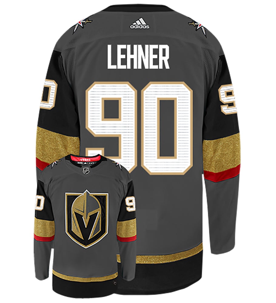 Robin Lehner Vegas Golden Knights Adidas Authentic Home NHL Hockey Jersey