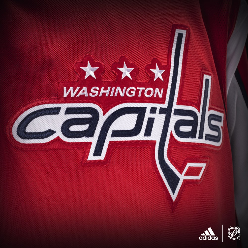 Washington Capitals Adidas Authentic Home NHL Hockey Jersey