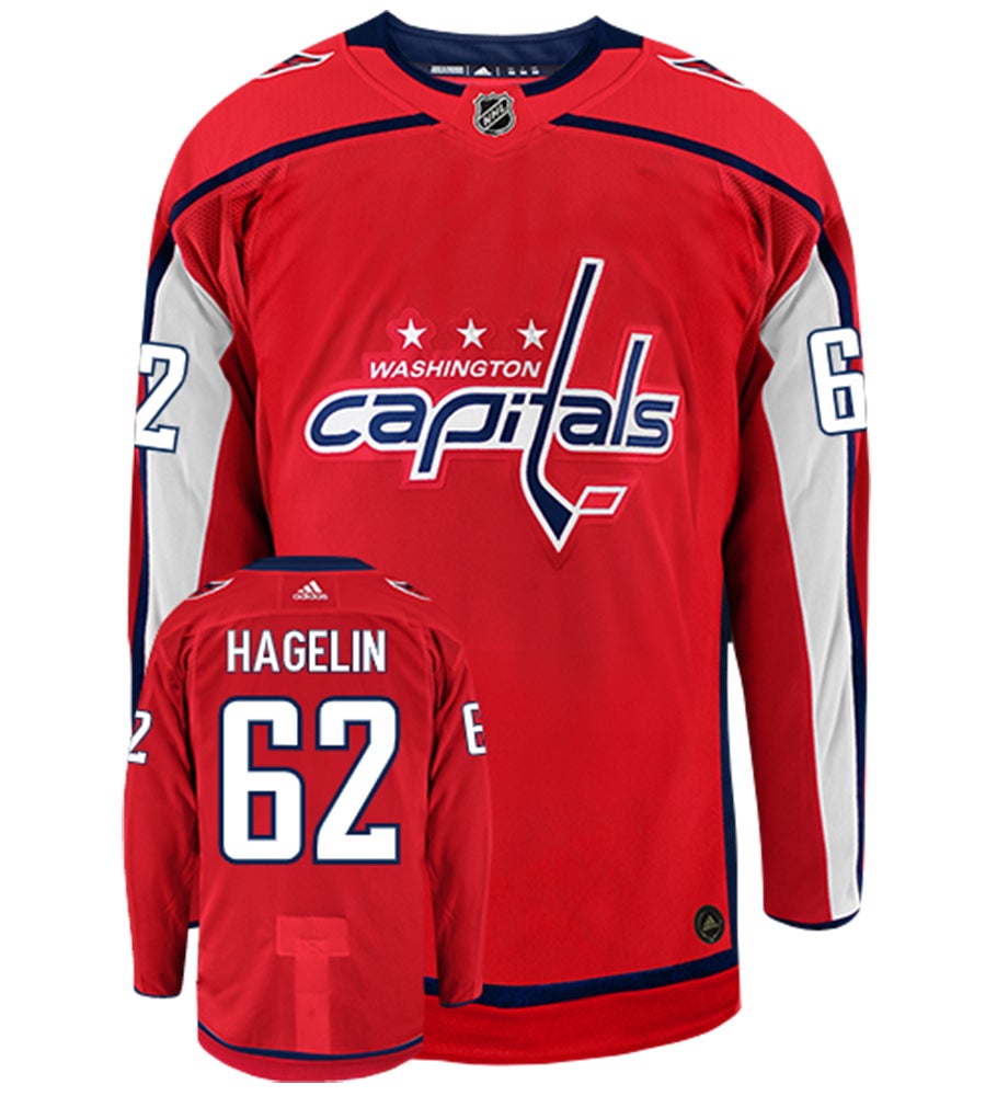 Carl Hagelin Washington Capitals Adidas Authentic Home NHL Hockey Jersey