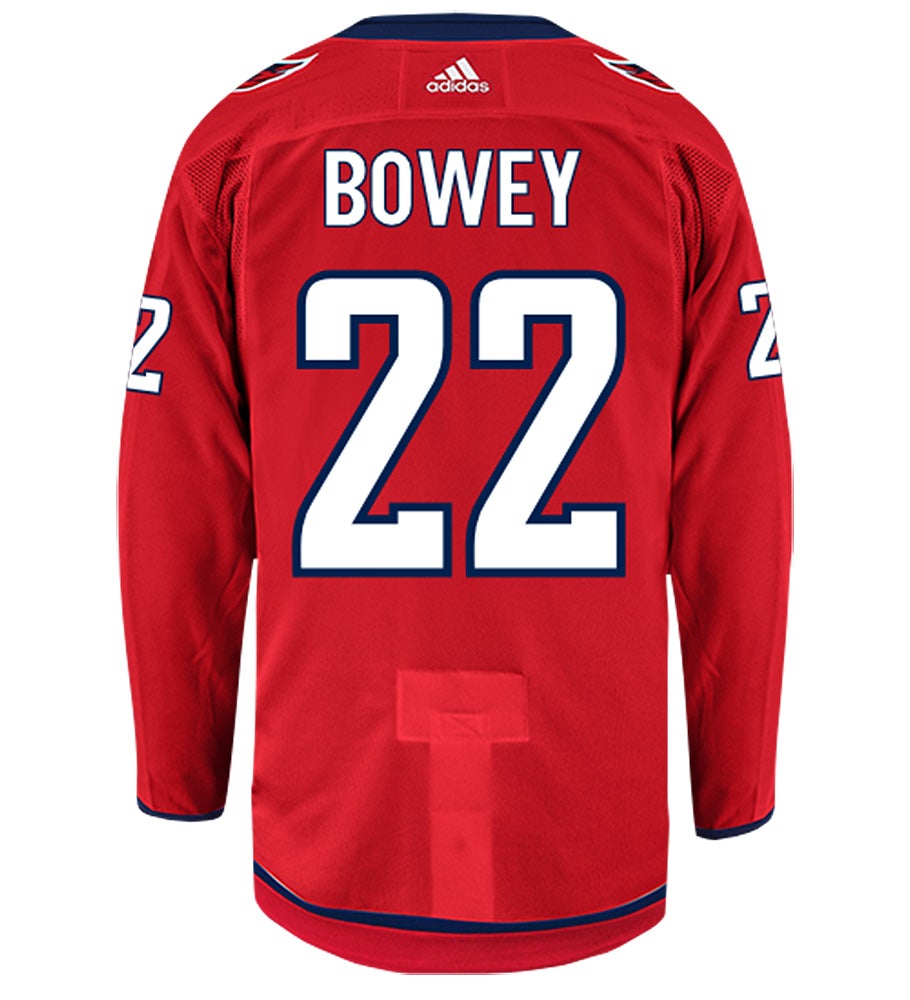 Madison Bowey Washington Capitals Adidas Authentic Home NHL Hockey Jersey