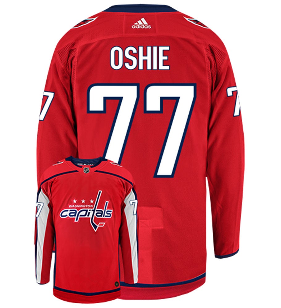 TJ Oshie Washington Capitals Adidas Authentic Home NHL Hockey Jersey