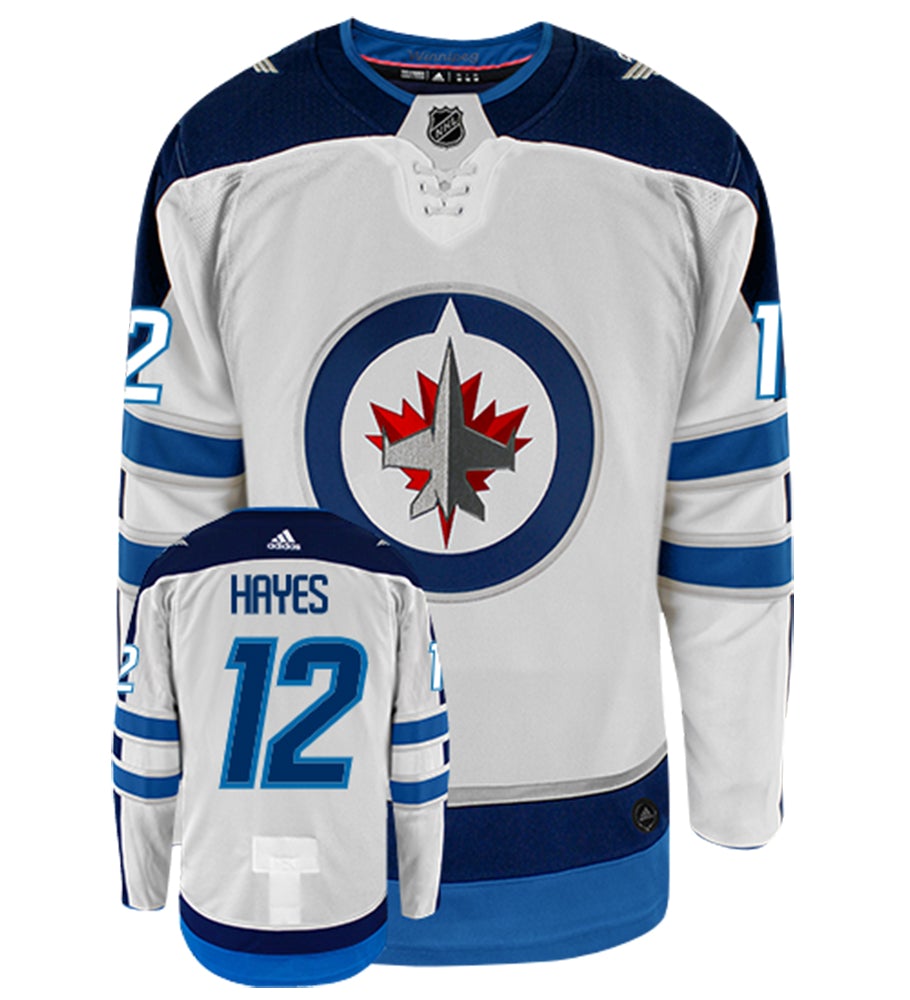 Kevin Hayes Winnipeg Jets Adidas Authentic Away NHL Hockey Jersey