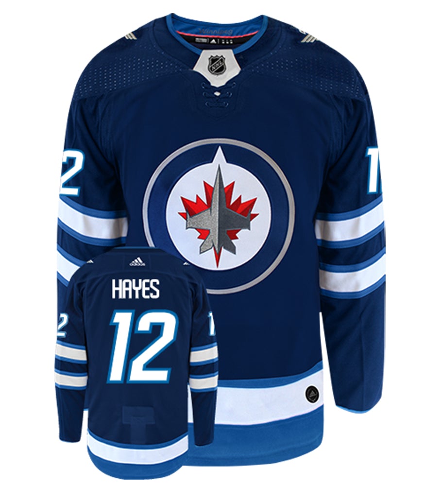 Kevin Hayes Winnipeg Jets Adidas Authentic Home NHL Hockey Jersey