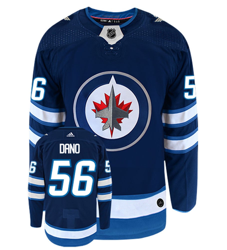 Marko Dano Winnipeg Jets Adidas Authentic Home NHL Hockey Jersey
