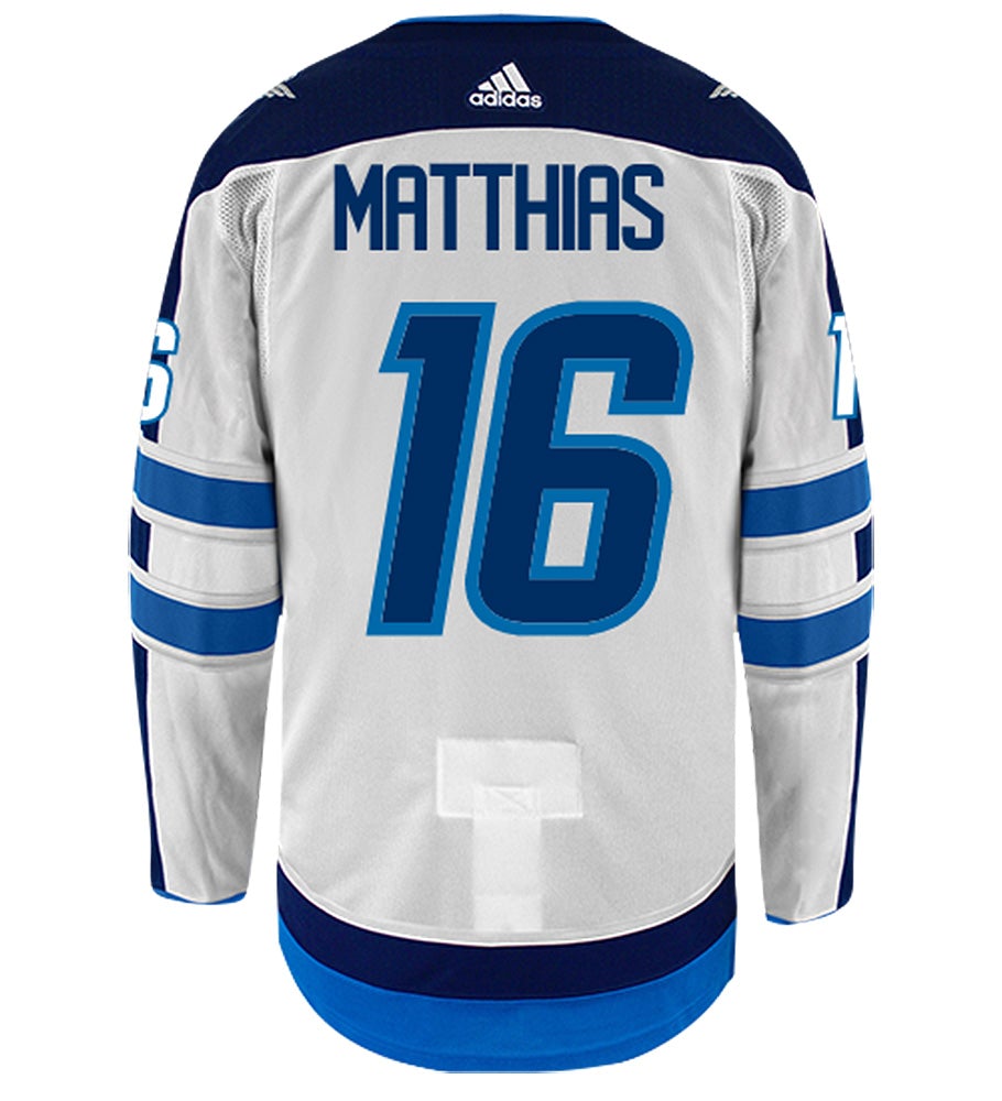 Shawn Matthias Winnipeg Jets Adidas Authentic Away NHL Hockey Jersey