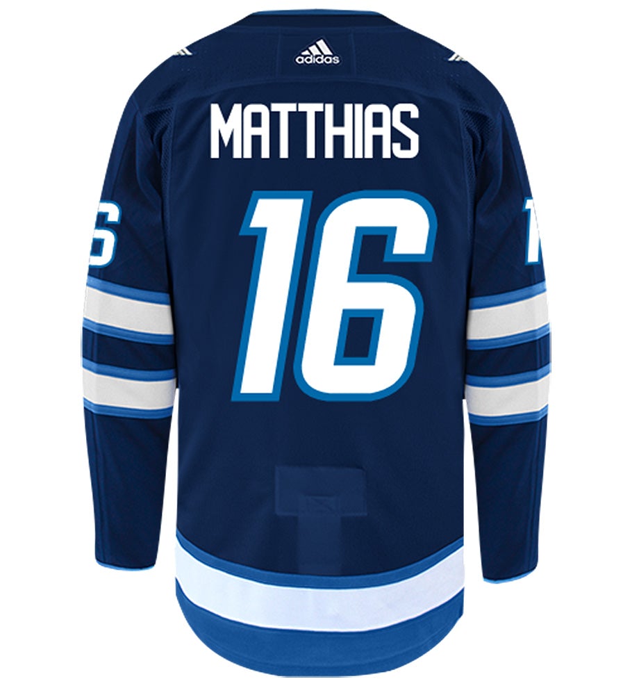 Shawn Matthias Winnipeg Jets Adidas Authentic Home NHL Hockey Jersey