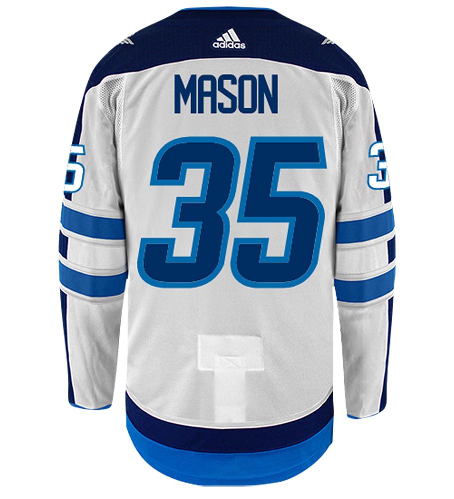 Steve Mason Winnipeg Jets Adidas Authentic Away NHL Hockey Jersey