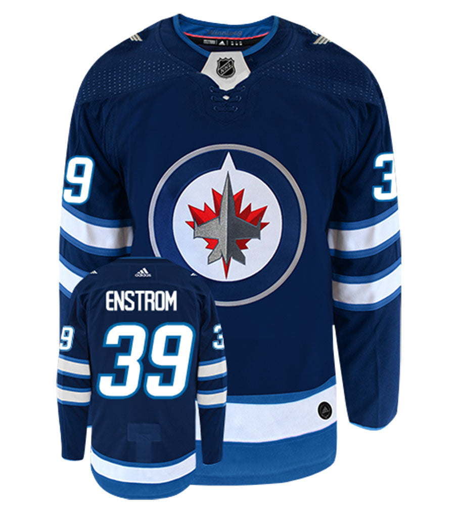 Toby Enstrom Winnipeg Jets Adidas Authentic Home NHL Hockey Jersey