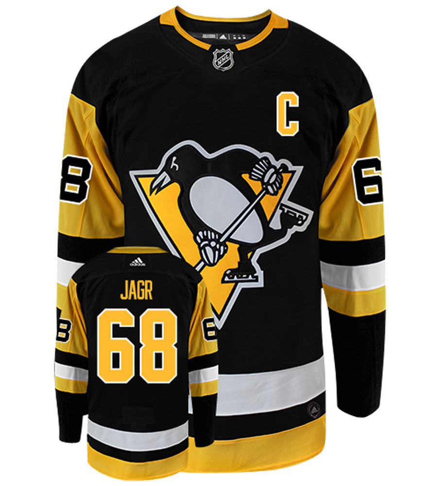 Jaromir Jagr Pittsburgh Penguins Adidas Authentic Home NHL Vintage Hockey Jersey