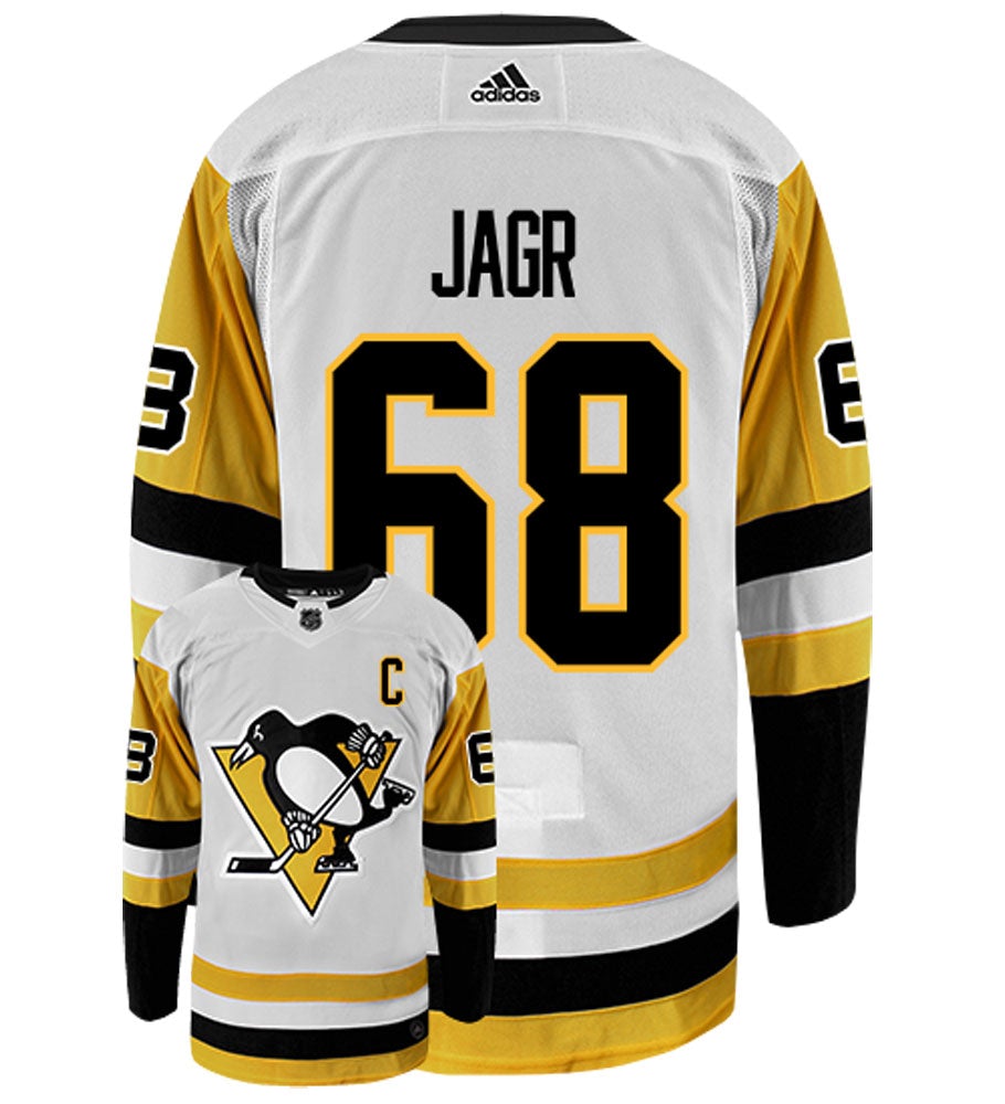 Jaromir Jagr Pittsburgh Penguins Adidas Authentic Away NHL Vintage Hockey Jersey