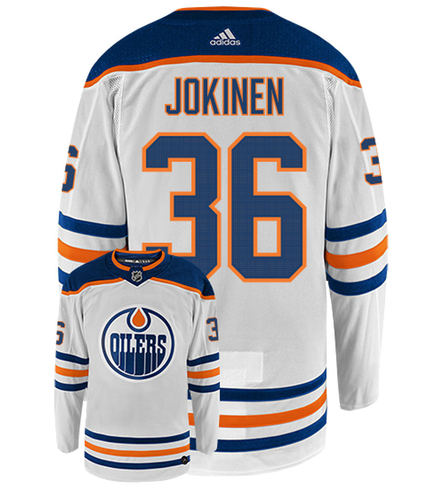 Jussi Jokinen Edmonton Oilers Adidas Authentic Away NHL Hockey Jersey